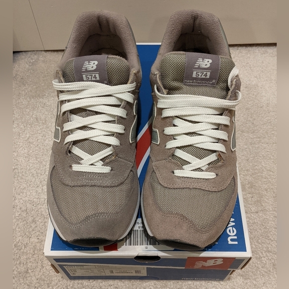 New Balance 574 gray shoes main image 3